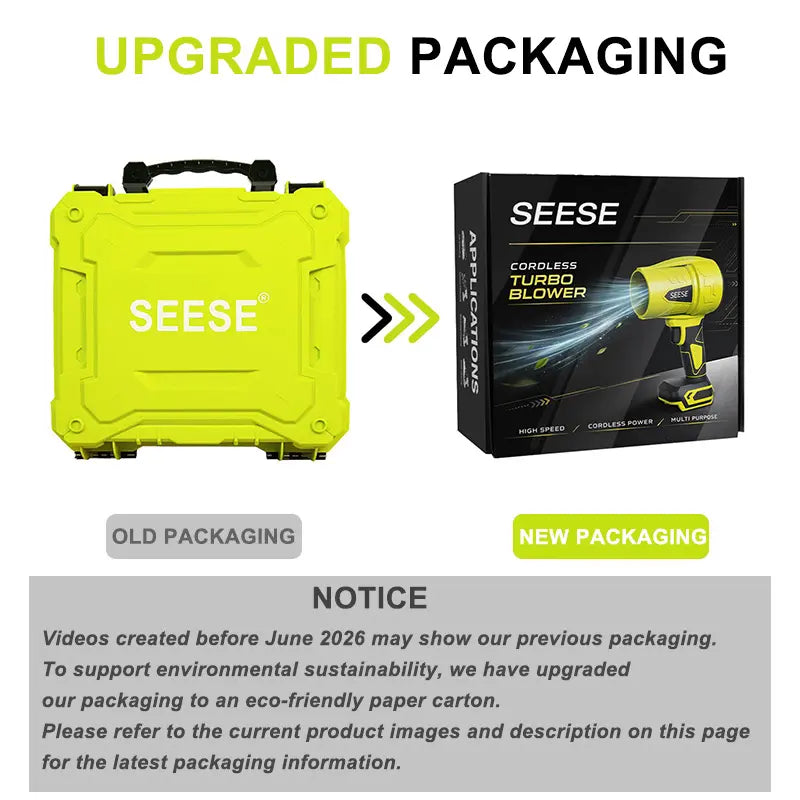Unleash the Power of the Seese Turbo Jet Blower - Your Ultimate Leaf and Snow Cleaning Companion!
