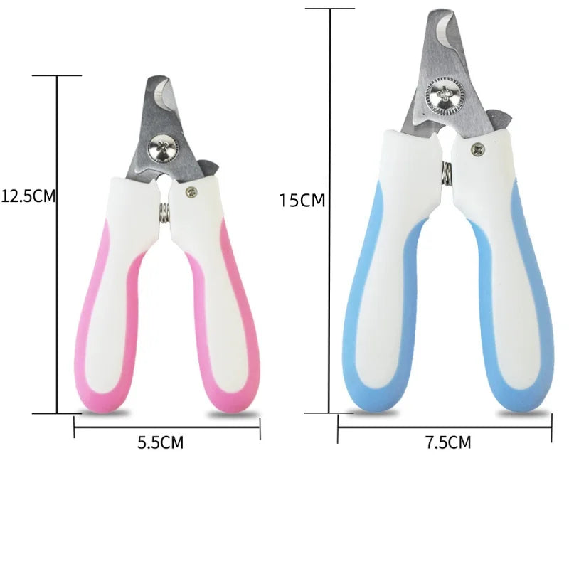 New Dog Nail Clipper Scissors Kitten Nail Toe Claw Clippers Trimmer Labor-Saving Grooming Tools for Animals General Pet Supplies