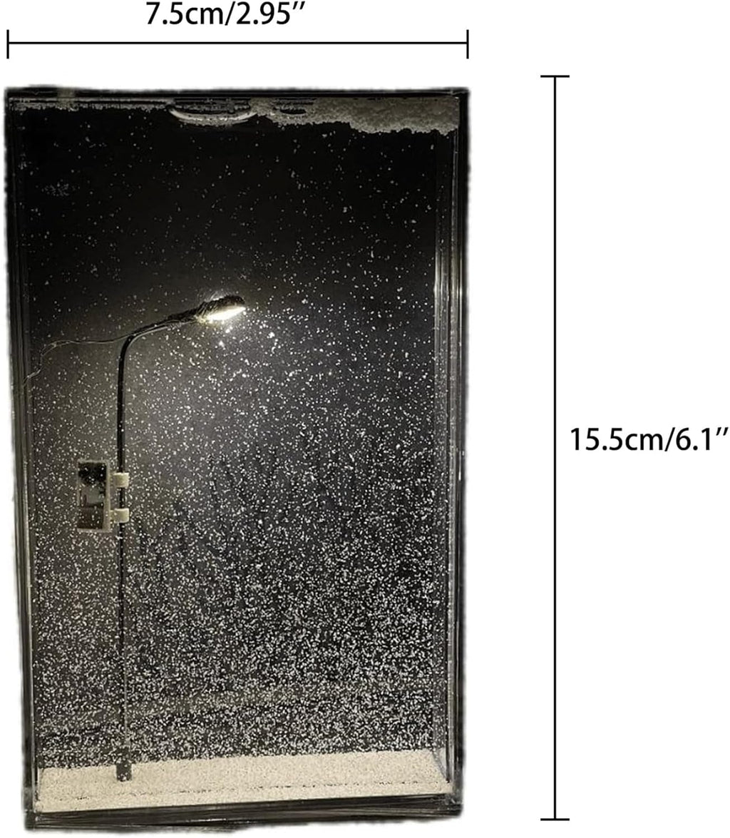 Create Your Own Enchanting Snowfall Lamp: Handmade Night Light Streetlamp DIY Kit (2 Sets)