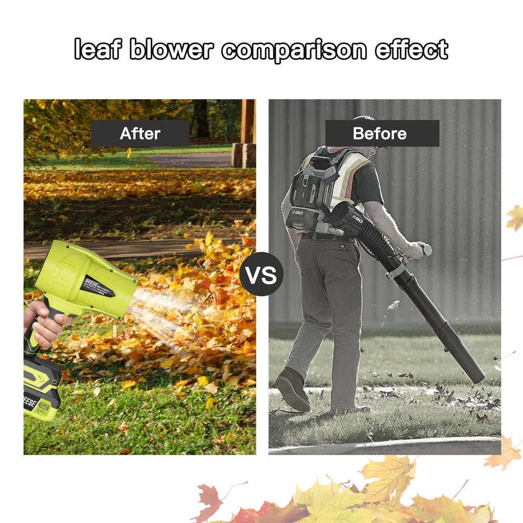Unleash the Power of the Seese Turbo Jet Blower - Your Ultimate Leaf and Snow Cleaning Companion!