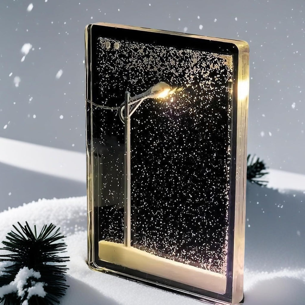 Create Your Own Enchanting Snowfall Lamp: Handmade Night Light Streetlamp DIY Kit (2 Sets)
