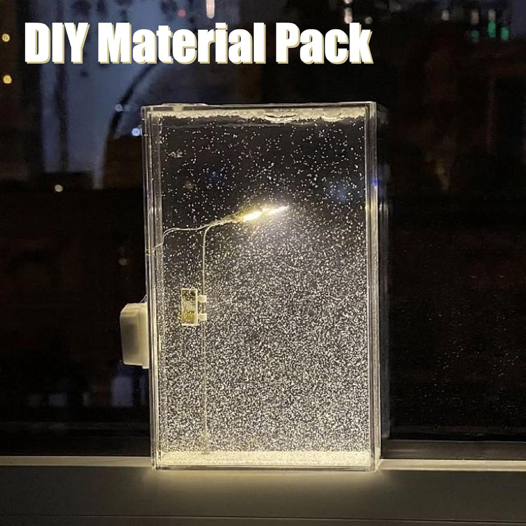 Create Your Own Enchanting Snowfall Lamp: Handmade Night Light Streetlamp DIY Kit (2 Sets)