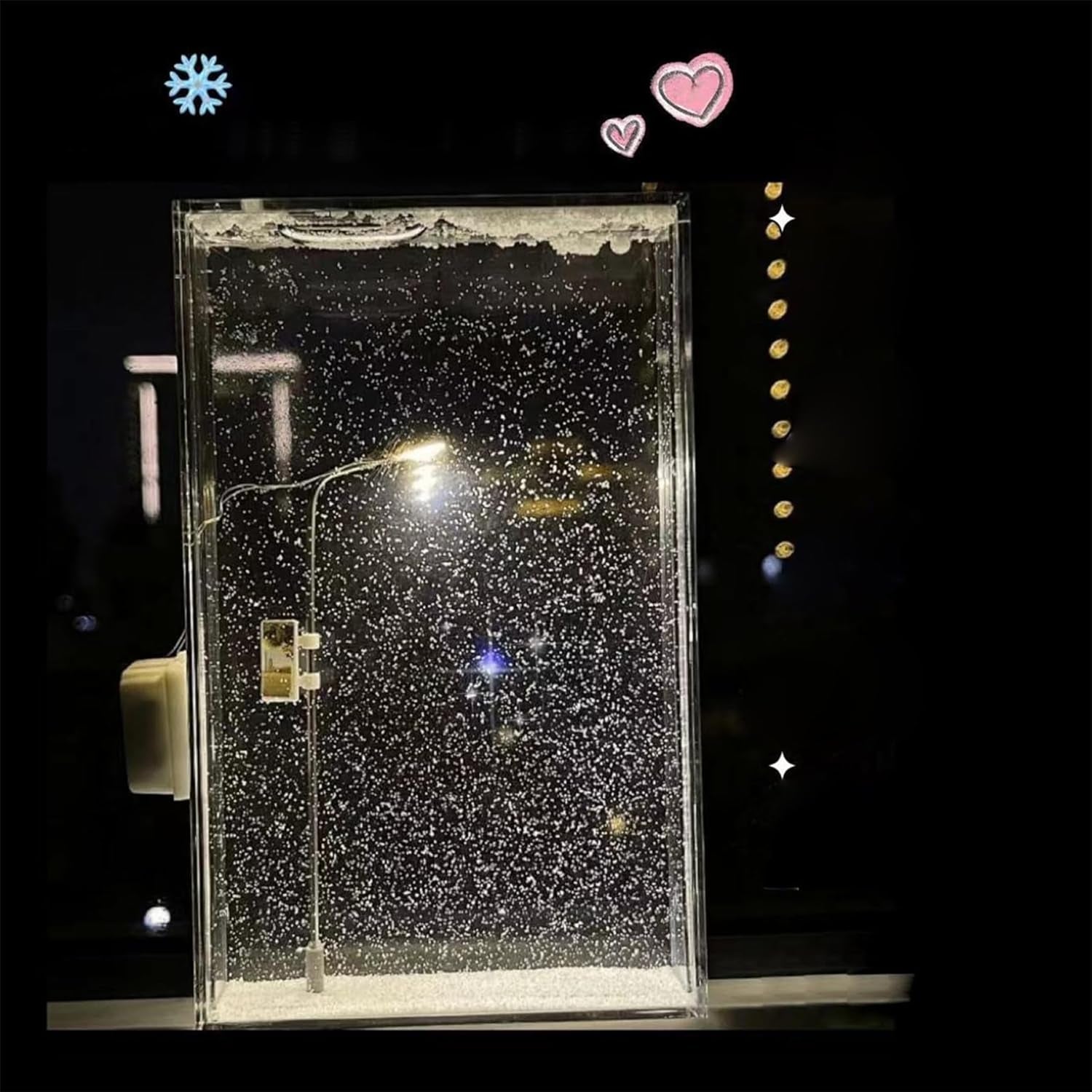 Create Your Own Enchanting Snowfall Lamp: Handmade Night Light Streetlamp DIY Kit (2 Sets)